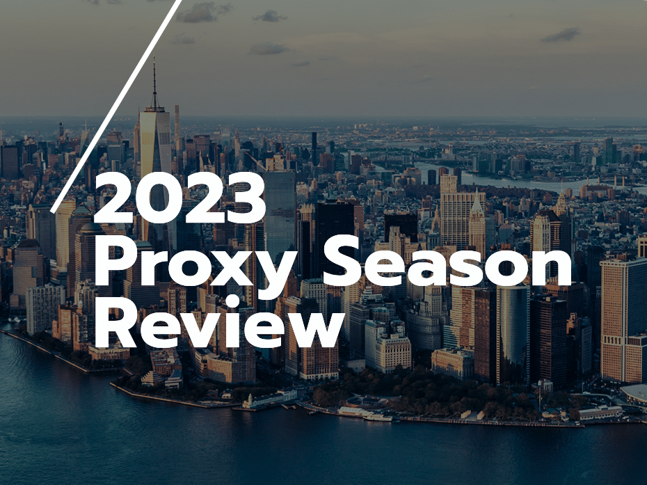 Proxy Season Review