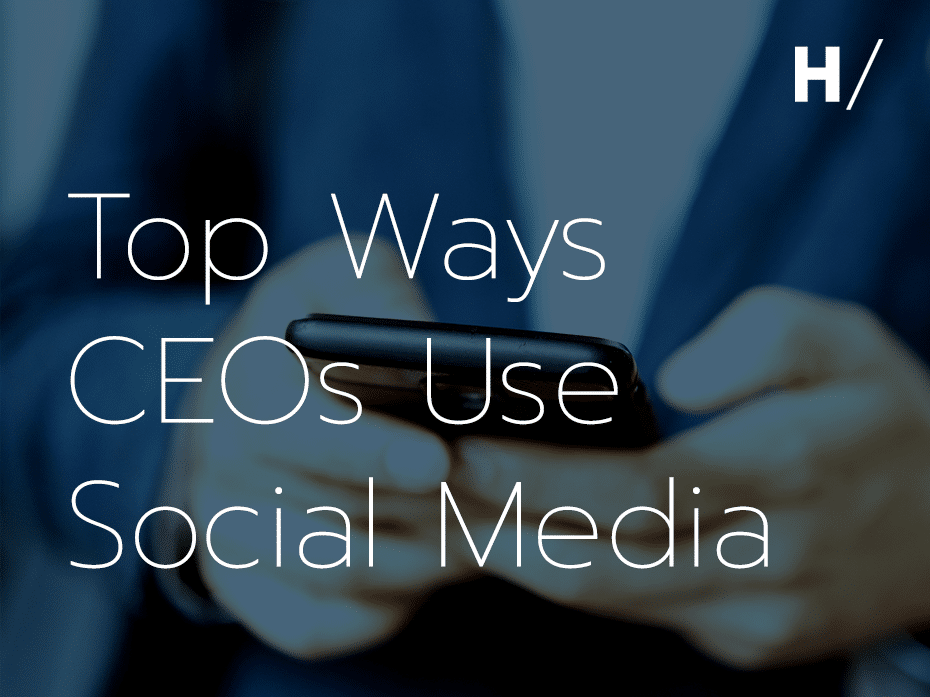 Top Ways Ceos Use Social Media