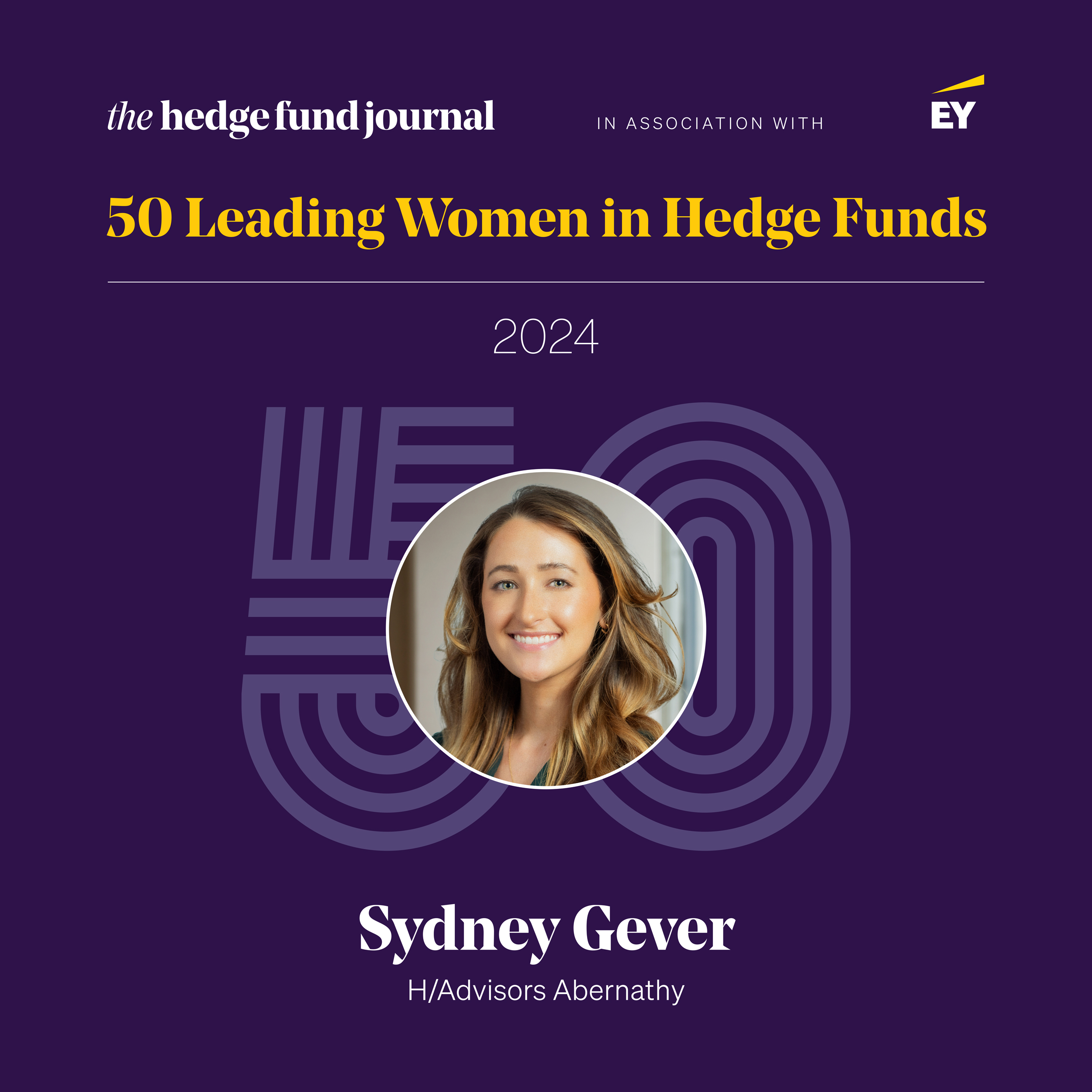 50 leading women in hedge funds 2024 sydney gever