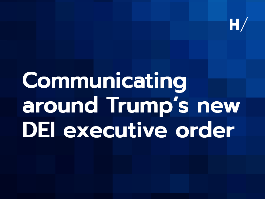 Communicating around Trump's new DEI executive order