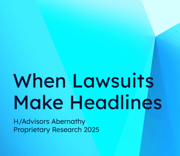 H Advisors Abernathy 2025 Litigation Report 1180X1020 2